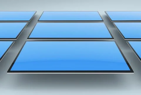 Responsive Web Mock-up /  Responsive App Mockup Stock Illustration