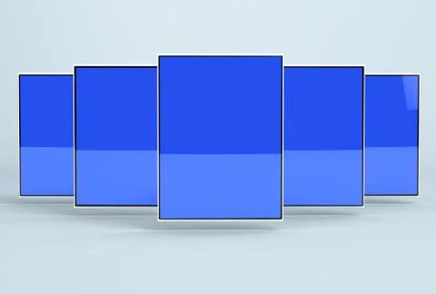 Responsive Web Mock-up /  Responsive App Mockup 스톡 일러스트