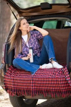 Rest alone with yourself - digital detox concept. Foto stock