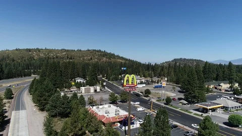 Rest area and highway 動画素材 106401569