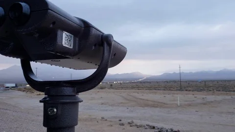 Rest area telescope Stock Footage 100569144