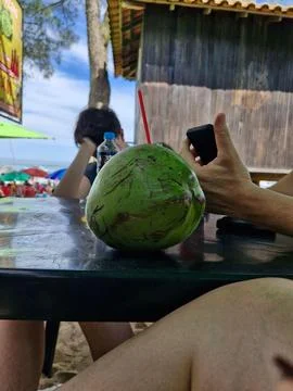 Rest on the beach Stock Photos