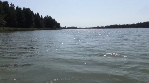 Rest on the Bogdanovsky lake Stock Footage 106580047