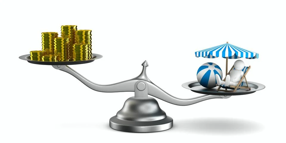 Rest choice. Isolated 3D image Stock Illustration