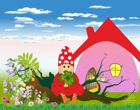 Rest front of the house Stock Illustration