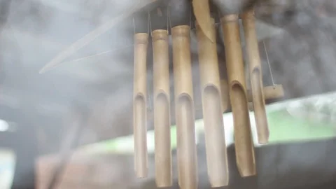 Rest at home. accessory weighs from the ceiling. accessories many tubes Stock Footage 130165264