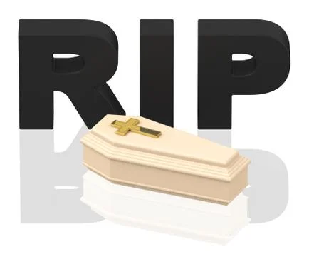 Rest in peace Stock Illustration