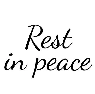 REST IN PEACE stamp on white background 스톡 일러스트