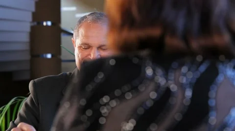 Rest In Restaurant Stock Footage 52395778