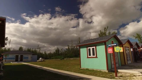 Rest Room Sting Ray Beach Freeport Stock Footage 99521422