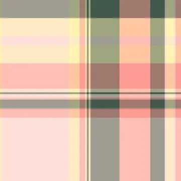 Rest seamless check pattern, autumn texture plaid textile. Effect vector fa.. Stockillustratie