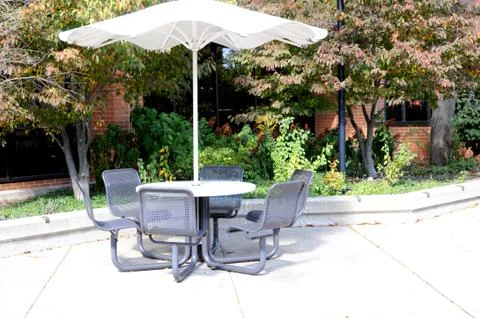 Rest table and chairs Stock Photos