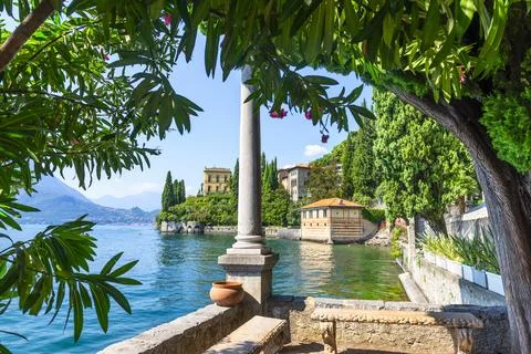 Rest in Villa Monastero Stock Photos