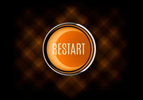 Restart Button 스톡 일러스트
