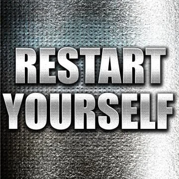 Restart yourself Stock Illustration