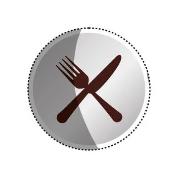 Restaurant and kitchen utensil Illustrazione stock