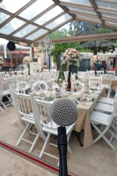 Restaurant And Microphone