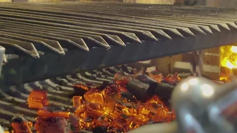 Restaurant argentinian grill 4k Stock Footage 218262558