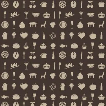 Restaurant background Stock Illustration