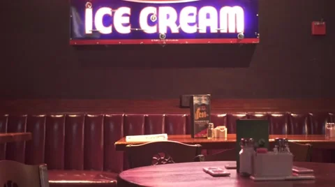 Restaurant Bar Dolly Shot Stock Footage 48163071