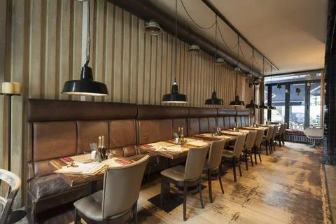 Restaurant bar interior Stock Photos