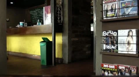 Restaurant Bar; time lapse Stock Footage