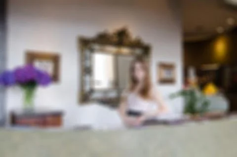 Restaurant blur background 스톡 사진