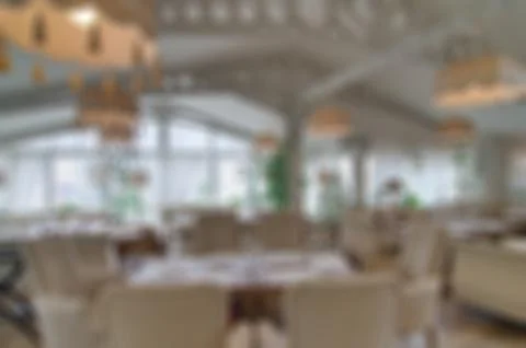 Restaurant blur background Stock-Fotos