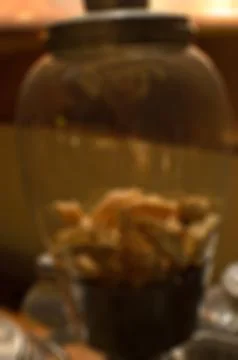 Restaurant blur background Stock-Fotos
