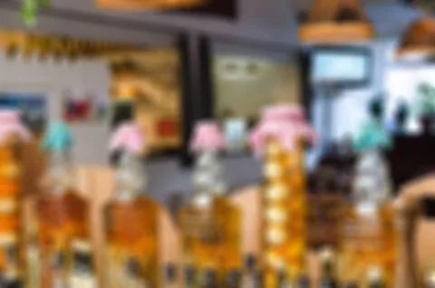 Restaurant blur background Stock Photos