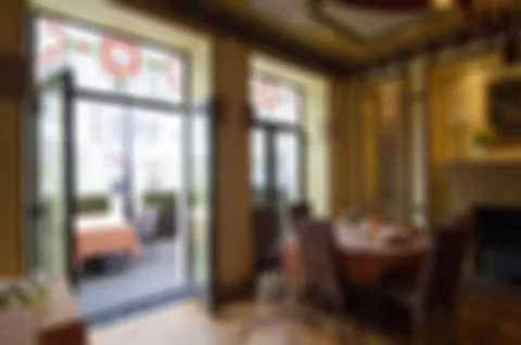 Restaurant blur background Foto stock