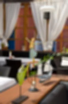 Restaurant blur background Stock Photos