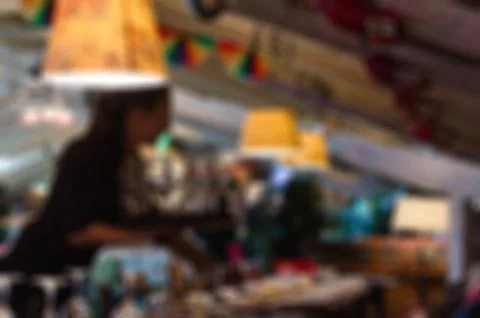 Restaurant blur background Stock Photos