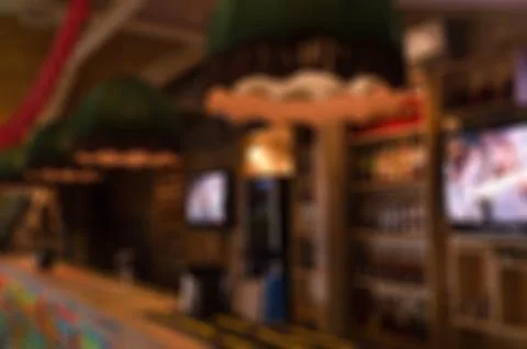 Restaurant blur background Stock-Fotos