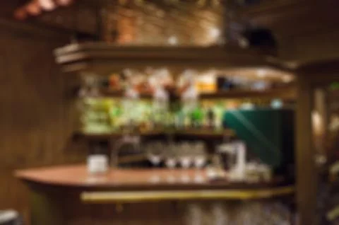 Restaurant blur background Stock Photos