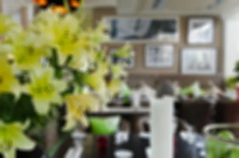 Restaurant blur background Stock-Fotos