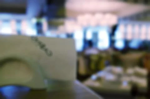 Restaurant blur background 스톡 사진
