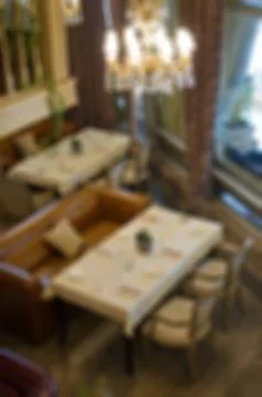Restaurant blur background Stock Photos