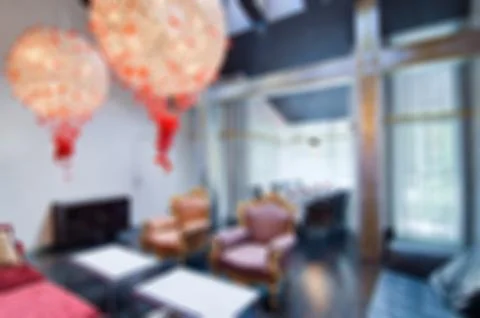 Restaurant blur background Stock Photos