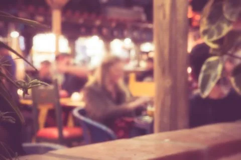 Restaurant blur Stock Photos