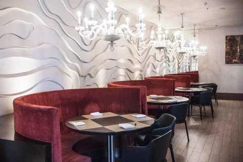 Restaurant booths Stock Photos