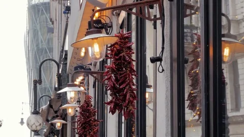 Restaurant in Budapest - door Stock Footage 82510576