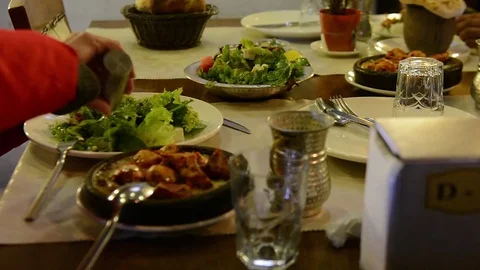 Restaurant, cafe, food, Stock Footage 83118016