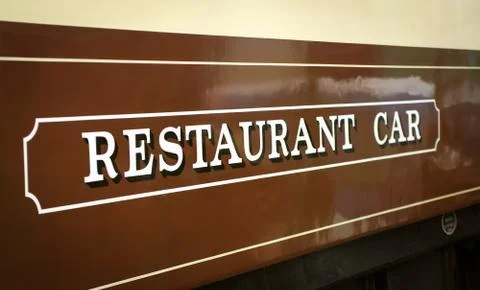 Restaurant car Stock Photos