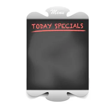 Restaurant chalkboard Stock Illustration