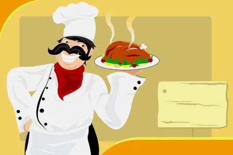 Restaurant chef Stock Illustration