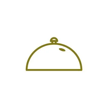 Restaurant cloche vector design template illustration 스톡 일러스트