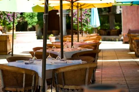 Restaurant close up Stock Photos