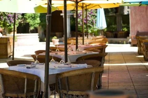 Restaurant close up Stock Photos