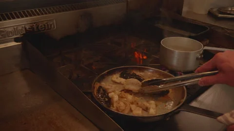 Restaurant Cooking Stock Footage 247896440